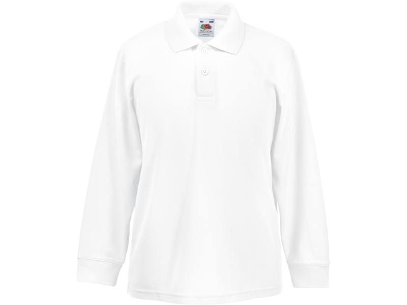Fruit of the Loom 65/35 Kids' long sleeve polo shirt