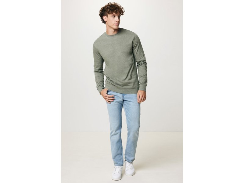 Sweater van gerecycled katoen sweater ongeverfd - minder belasting van het milieu