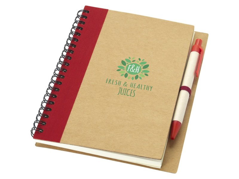 Notitieboekjes van recycle materiaal, al vanaf 100 stuks leverbaar Notitieboekjes van recycle materiaal, al vanaf 100 stuks leverbaar