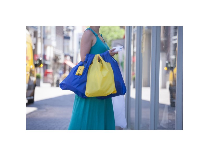 Opvouwbare boodschappentas, bedrukt met uw logo uitdelen?