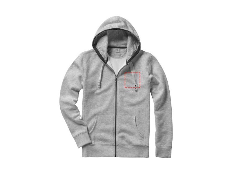 Arora heren hoodie met ritssluiting