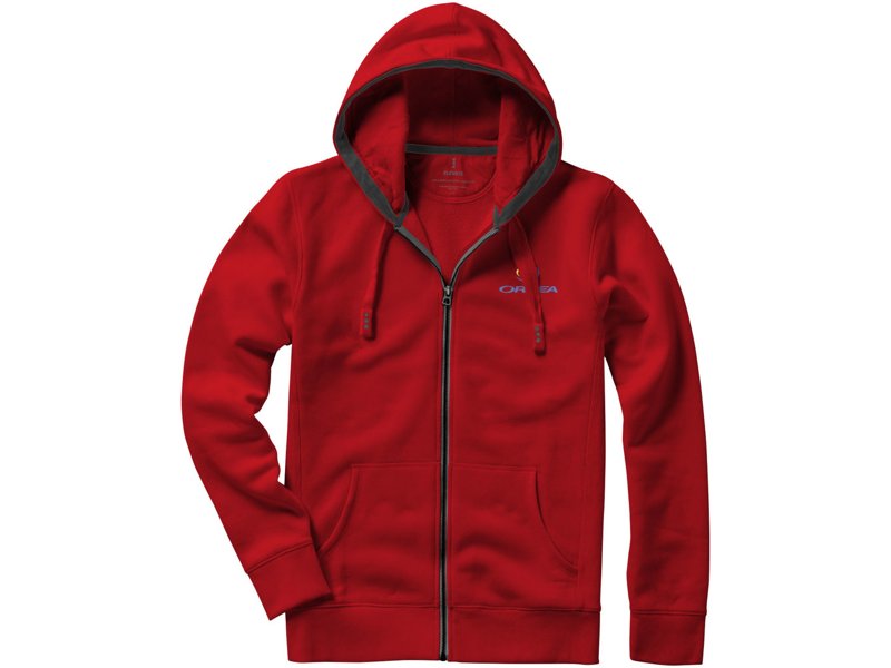Arora heren hoodie met ritssluiting Arora heren hoodie met ritssluiting