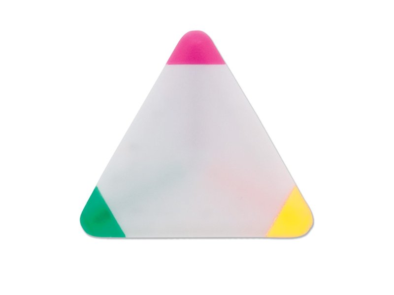 Highlighter Triangle incl. Opdruk - Uniek Relatiegeschenk | Totziens Promotions