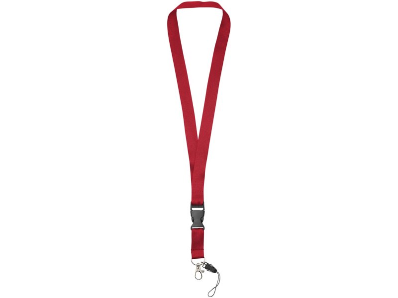 Sagan lanyard met afneembare gesp en telefoonhouder