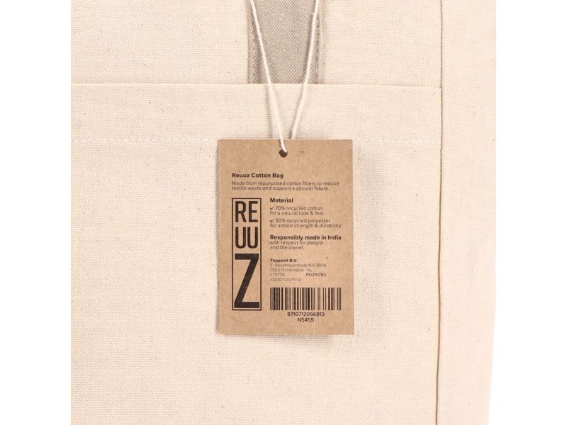 InSideOut Reuuz Canvas Draagtas 33 x 42 x 10 cm InSideOut Reuuz Canvas Draagtas 33 x 42 x 10 cm