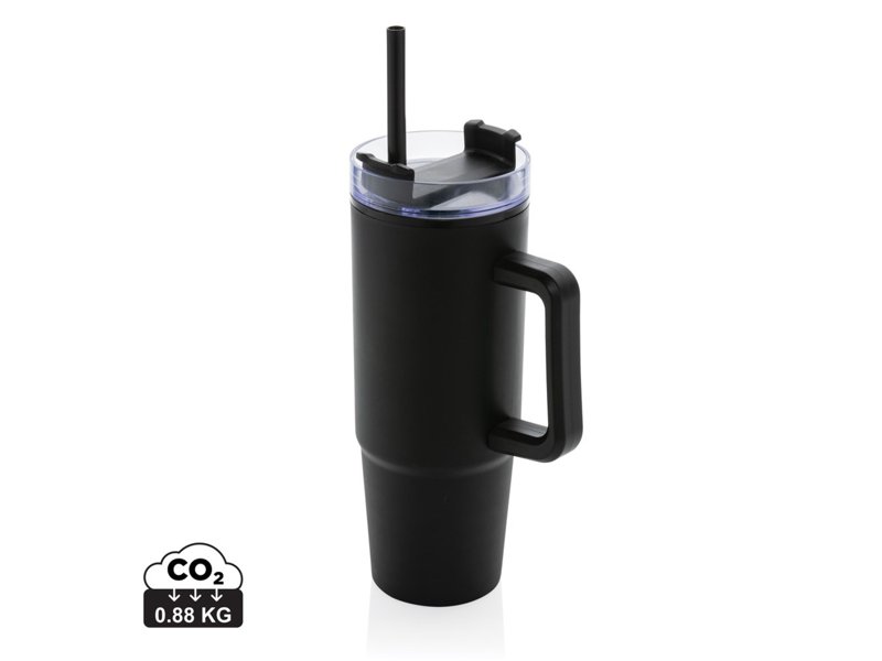 Tana Gerecyclede Plastic Tumbler met Handvat 900 ml - Duurzame Drinkfles | Totziens Promotions Tana Gerecyclede Plastic Tumbler met Handvat 900 ml - Duurzame Drinkfles | Totziens Promotions