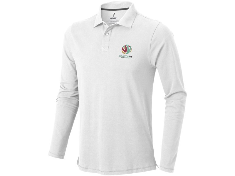 Lange mouwen heren polo » Elevate Oakville | Promotieartikelen