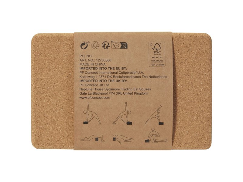 Trikona yogablok van kurk Trikona yogablok van kurk