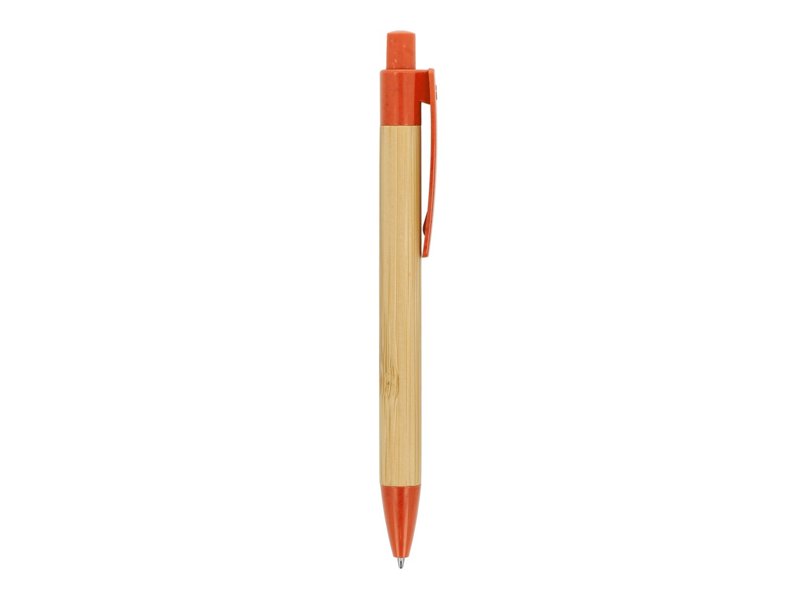 Ball pen bamboe met tarwestro