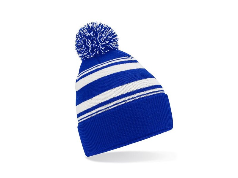 Beechfield - Striped Fan Beanie Beechfield - Striped Fan Beanie