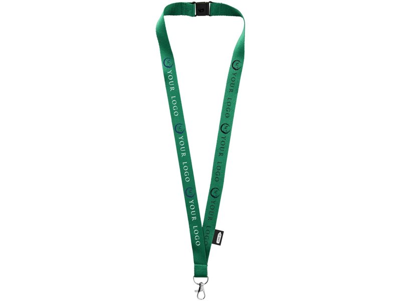 Tom gerecyclede PET lanyard met veiligheidssluiting