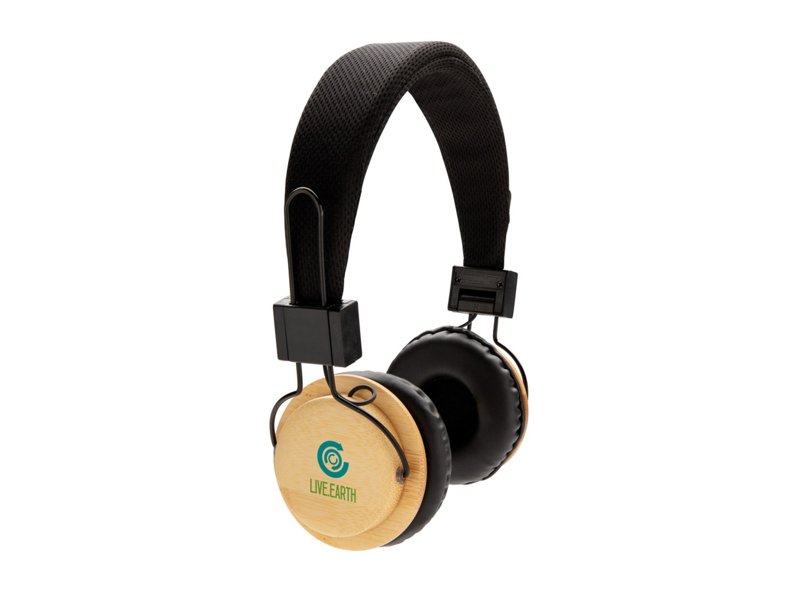 Bamboe draadloze hoofdtelefoon Bamboe draadloze hoofdtelefoon