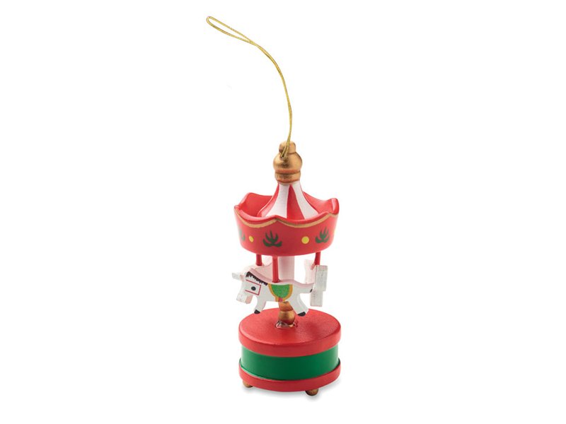 Houten carrousel ornament