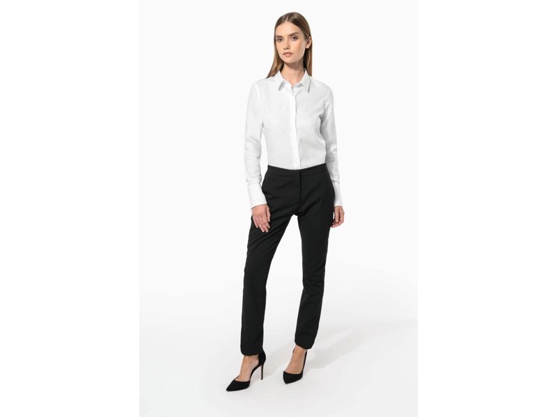 Kariban Dames non-iron blouse lange mouwen Kariban Dames non-iron blouse lange mouwen