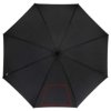 Fontana 23" automatische paraplu met carbon look en gebogen handvat Fontana 23" automatische paraplu met carbon look en gebogen handvat