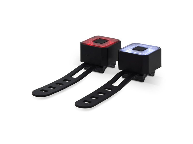 Oplaadbare fietslampjes set