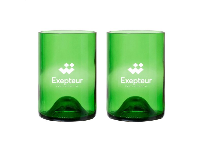 Rebottled® Tumbler 2-pack set glazen Rebottled® Tumbler 2-pack set glazen