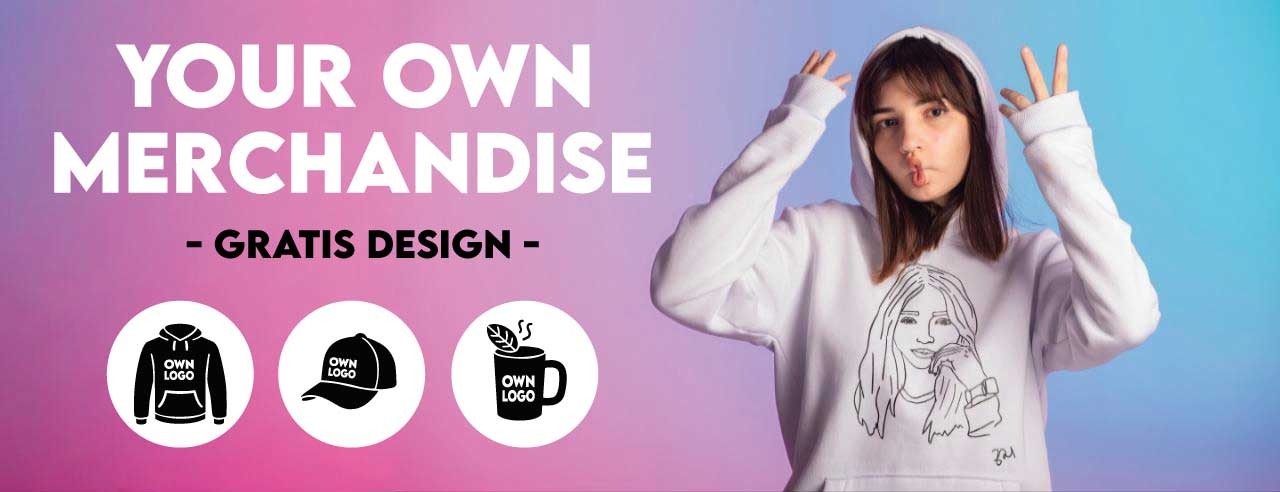 Merchandise met eigen logo
