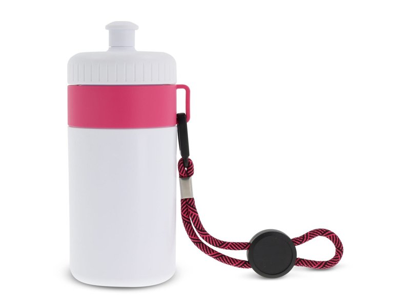 Bidon met rand en koord 500ml Bidon met rand en koord 500ml