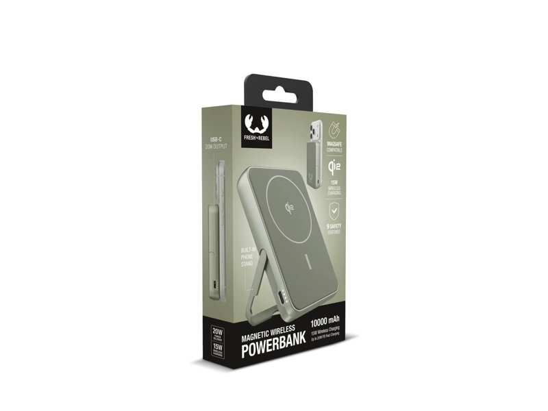 Fresh 'n Rebel Draadloze Powerbank 10000mAh Geschikt voor MagSafe