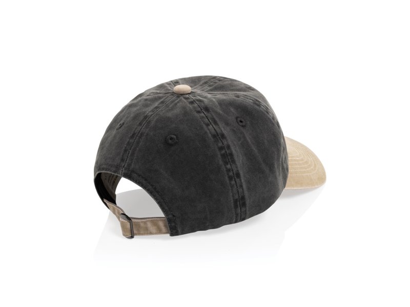 BEAU AWARE™ Washed 6 panel twill two tone cap BEAU AWARE™ Washed 6 panel twill two tone cap