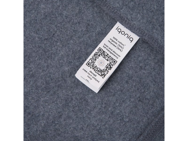 Sweater van gerecycled katoen sweater ongeverfd - minder belasting van het milieu