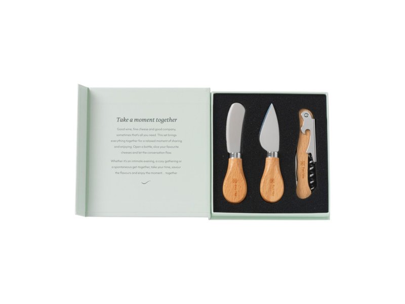 Wooosh Borgones Wine and Cheese Tool Set