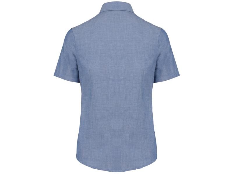 Kariban Dames oxford blouse korte mouwen Kariban Dames oxford blouse korte mouwen