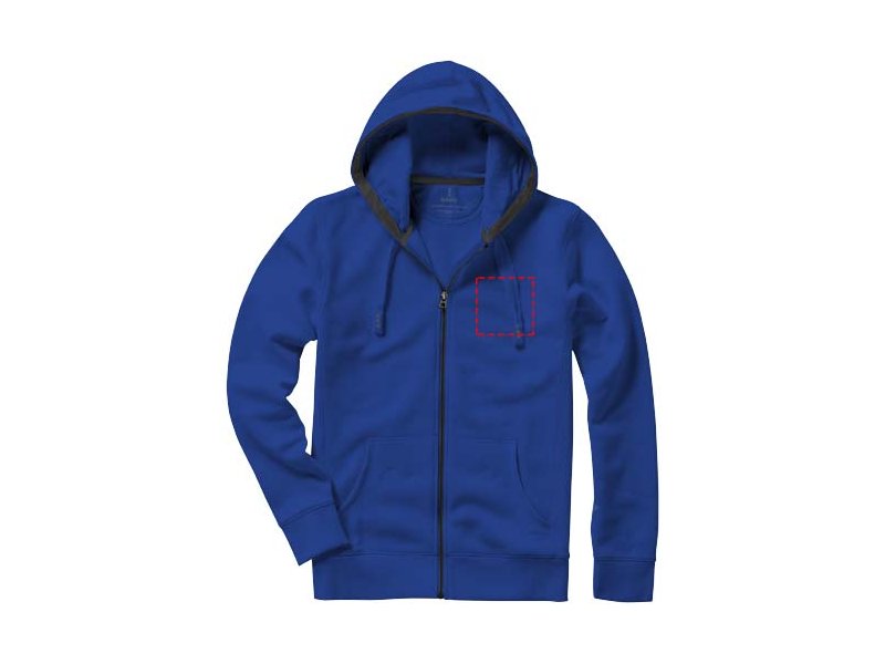Arora heren hoodie met ritssluiting Arora heren hoodie met ritssluiting
