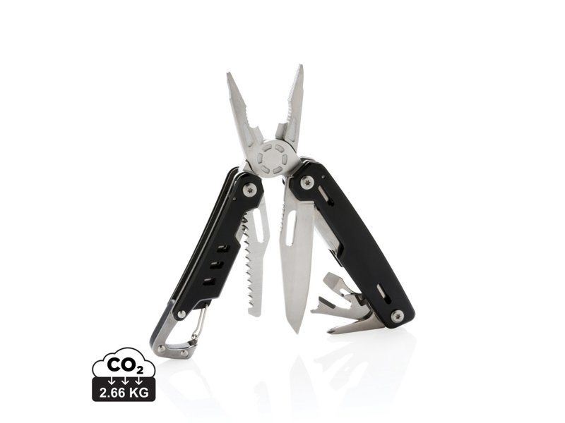 Solid multitool met karabijnhaak Solid multitool met karabijnhaak