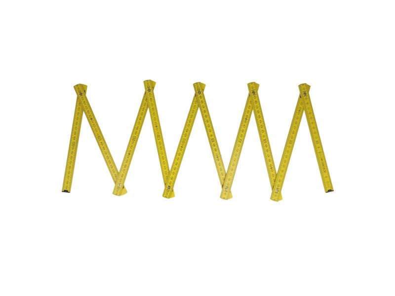 Duimstok hout 2m premium geschilderd