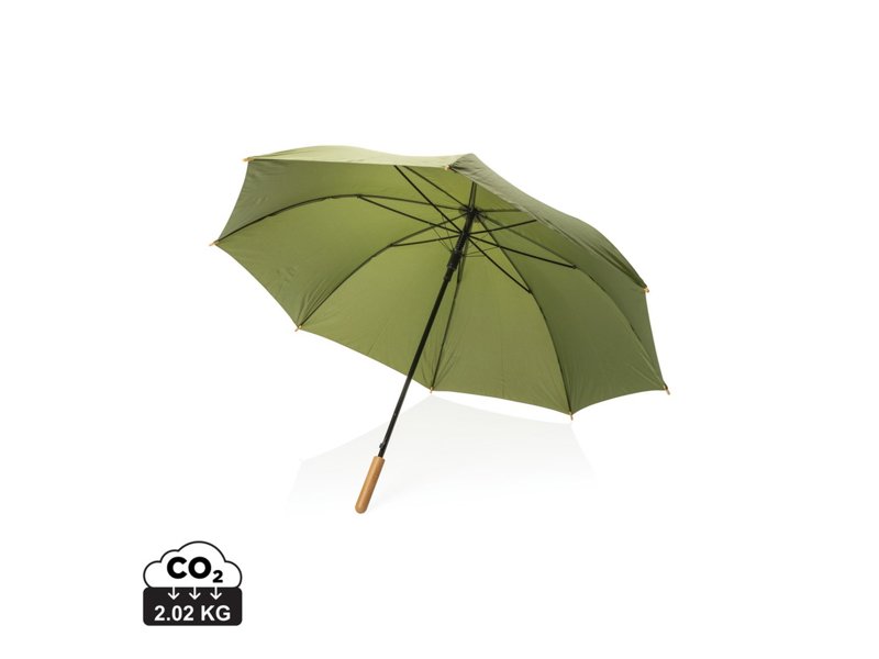 27" Impact AWARE™ RPET 190T auto open bamboe paraplu 27" Impact AWARE™ RPET 190T auto open bamboe paraplu
