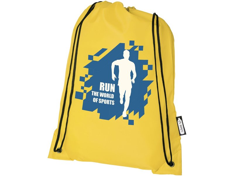 Oriole RPET rugzak met trekkoordsluiting 5L Oriole RPET rugzak met trekkoordsluiting 5L