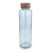 InSideOut Gerecyclede glazen Waterfles ReuuZ met houten dop 650 ml InSideOut Gerecyclede glazen Waterfles ReuuZ met houten dop 650 ml
