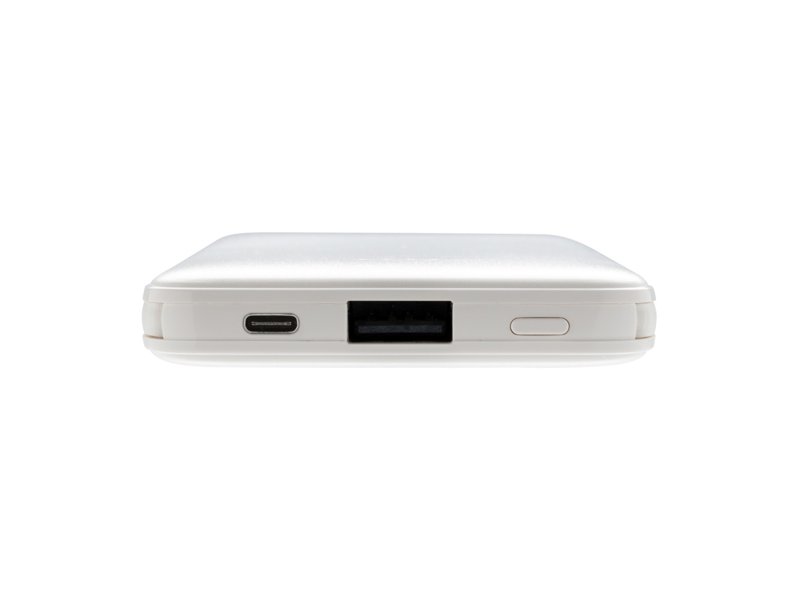 5.000 mAh zakformaat powerbank met geïntegreerde kabels 5.000 mAh zakformaat powerbank met geïntegreerde kabels