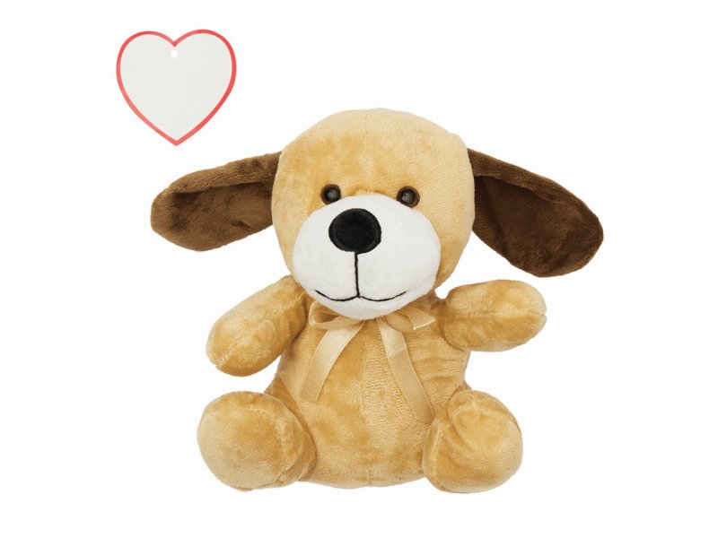 PEPPO - Zittende pluche hond
