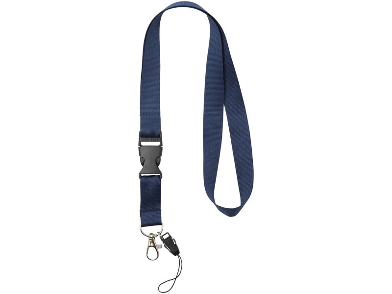 Sagan lanyard met afneembare gesp en telefoonhouder