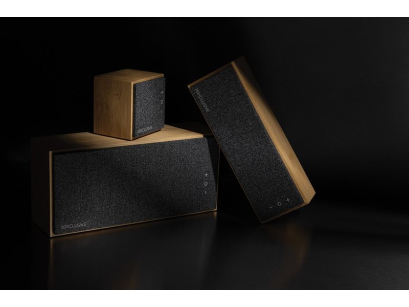 Wynn 10W bamboe draadloze luidspreker Wynn 10W bamboe draadloze luidspreker