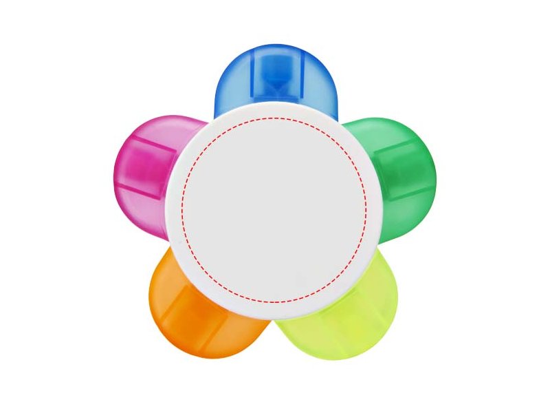 Bloemvormige markeerstiftenset