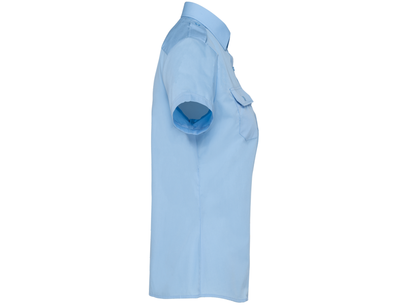 Kariban Damespilootoverhemd korte mouwen