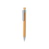 Bamboe pen met tarwestro clip Bamboe pen met tarwestro clip