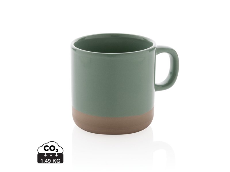 Geglazuurde keramische mok Geglazuurde keramische mok