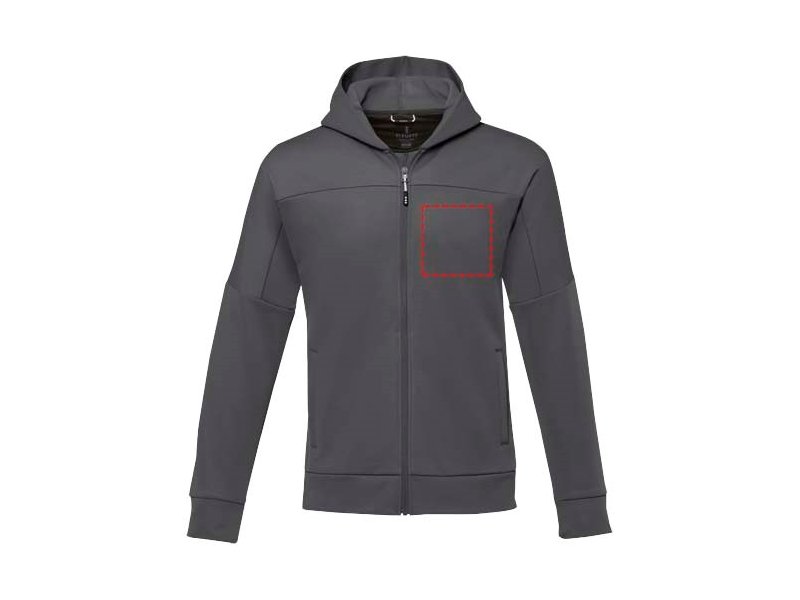 Nubia gebreid performance heren jas met volledige rits