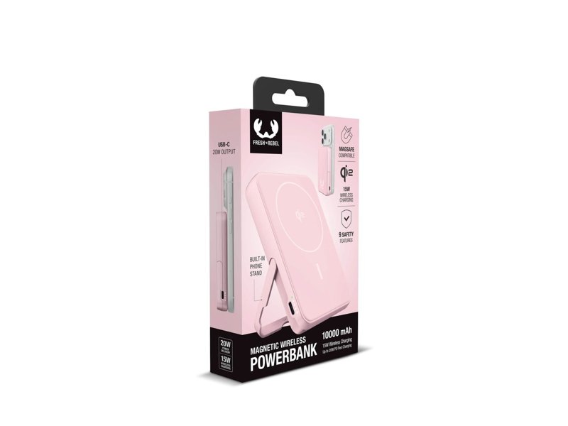 Fresh 'n Rebel Draadloze Powerbank 10000mAh Geschikt voor MagSafe