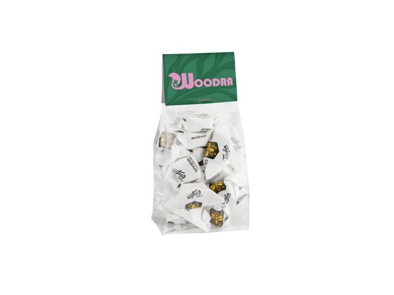Blokzakje kopkaartje 100 gram snoep