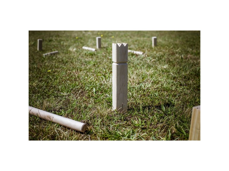 Kingdom Kubb Outdoor Game spel Kingdom Kubb Outdoor Game spel