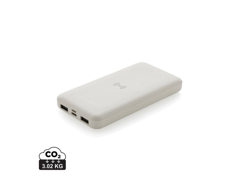 RCS standaard recycled plastic wireless powerbank RCS standaard recycled plastic wireless powerbank