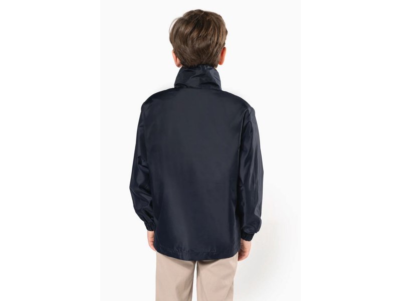 Kariban Windbreaker, voordelige kinderjas geschikt voor bedrukken met logo en/of reclame