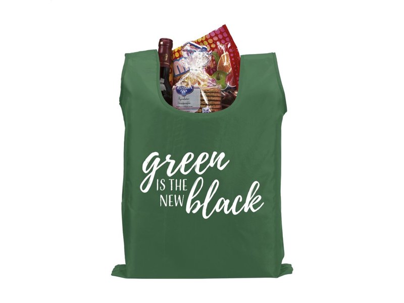 Opvouwbare boodschappentas, bedrukt met uw logo uitdelen?