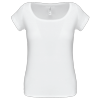 Kariban  Dames-t-shirt korte mouwen met boothals Kariban  Dames-t-shirt korte mouwen met boothals